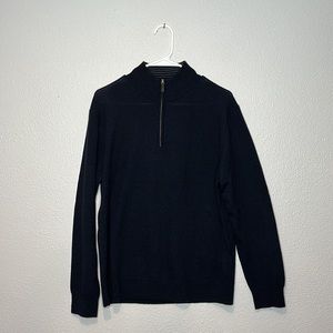 Untuckit Belguardo 1/4 zip merino wool sweater size Medium